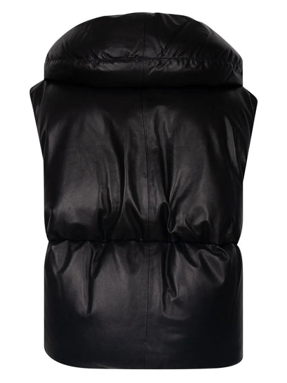 Leather Padded Gilet