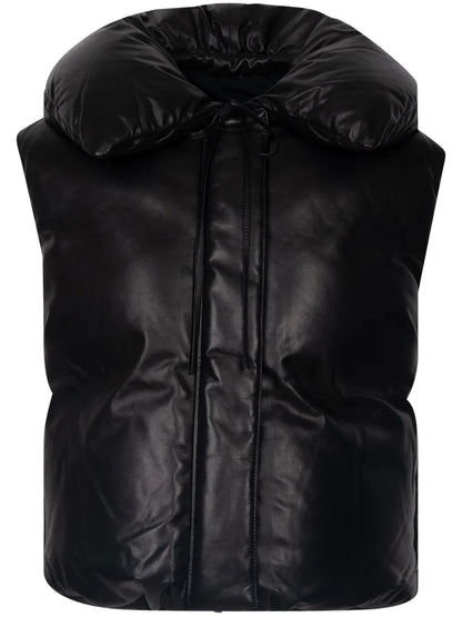 Leather Padded Gilet