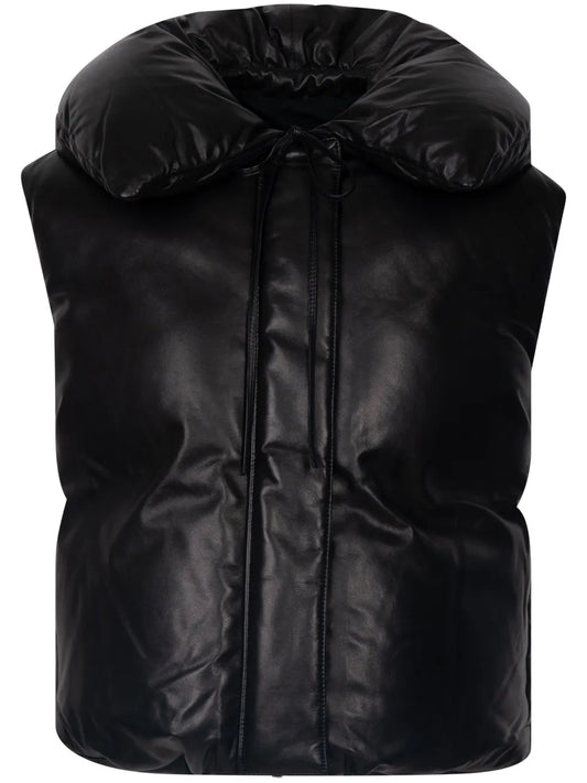 Leather Padded Gilet