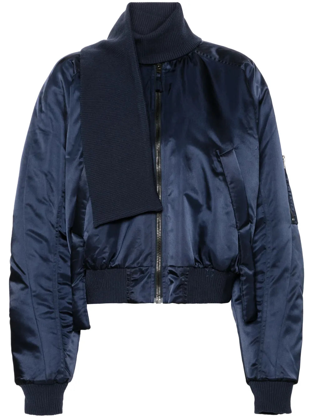 Panel-Detail Bomber Jacket