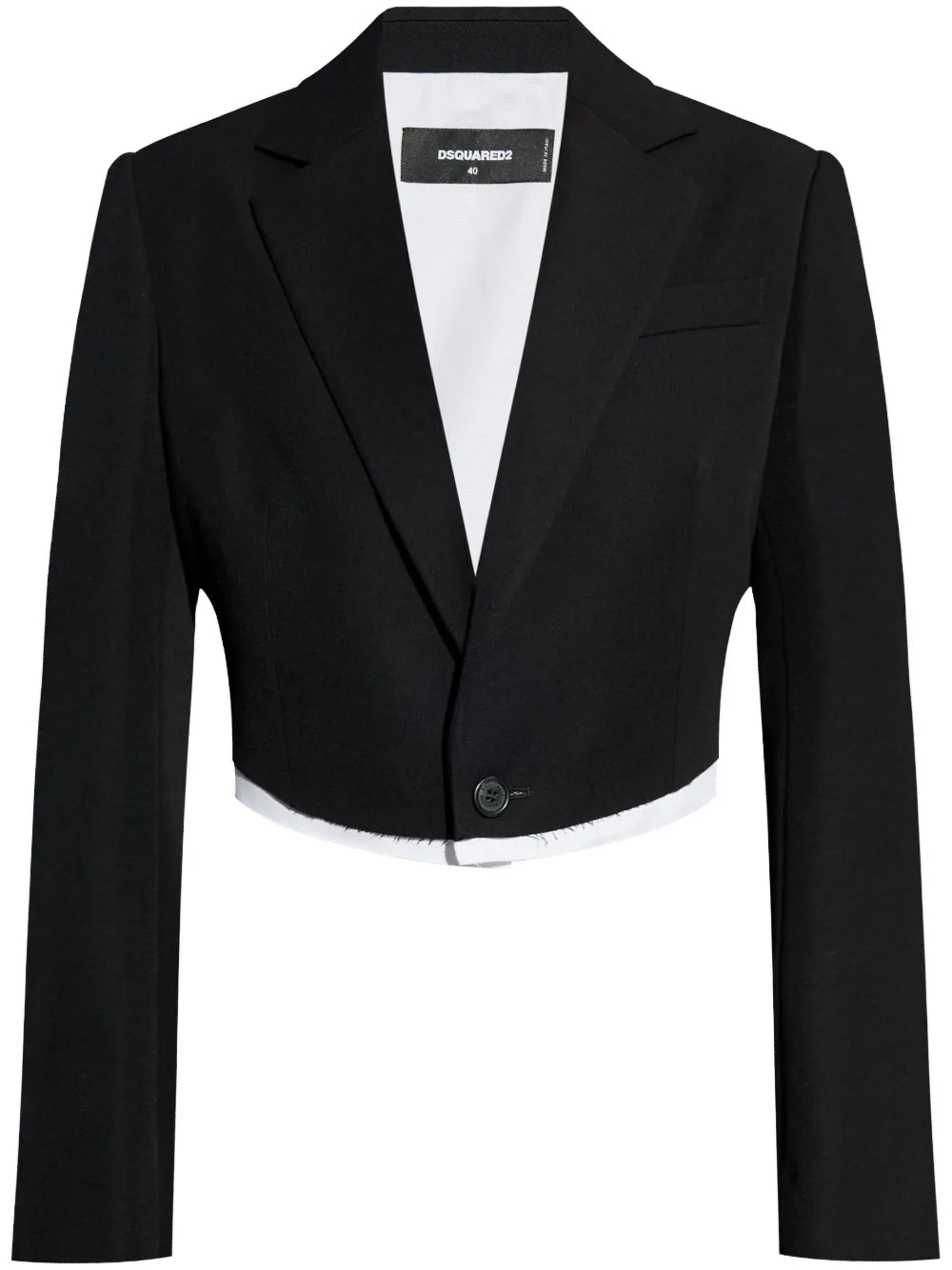 Raw-Finish Blazer