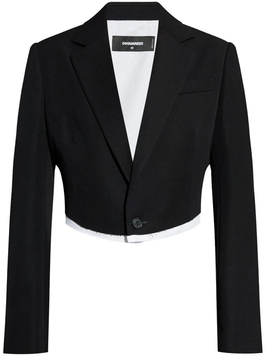 Raw-Finish Blazer