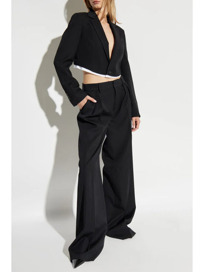 Raw-Finish Blazer
