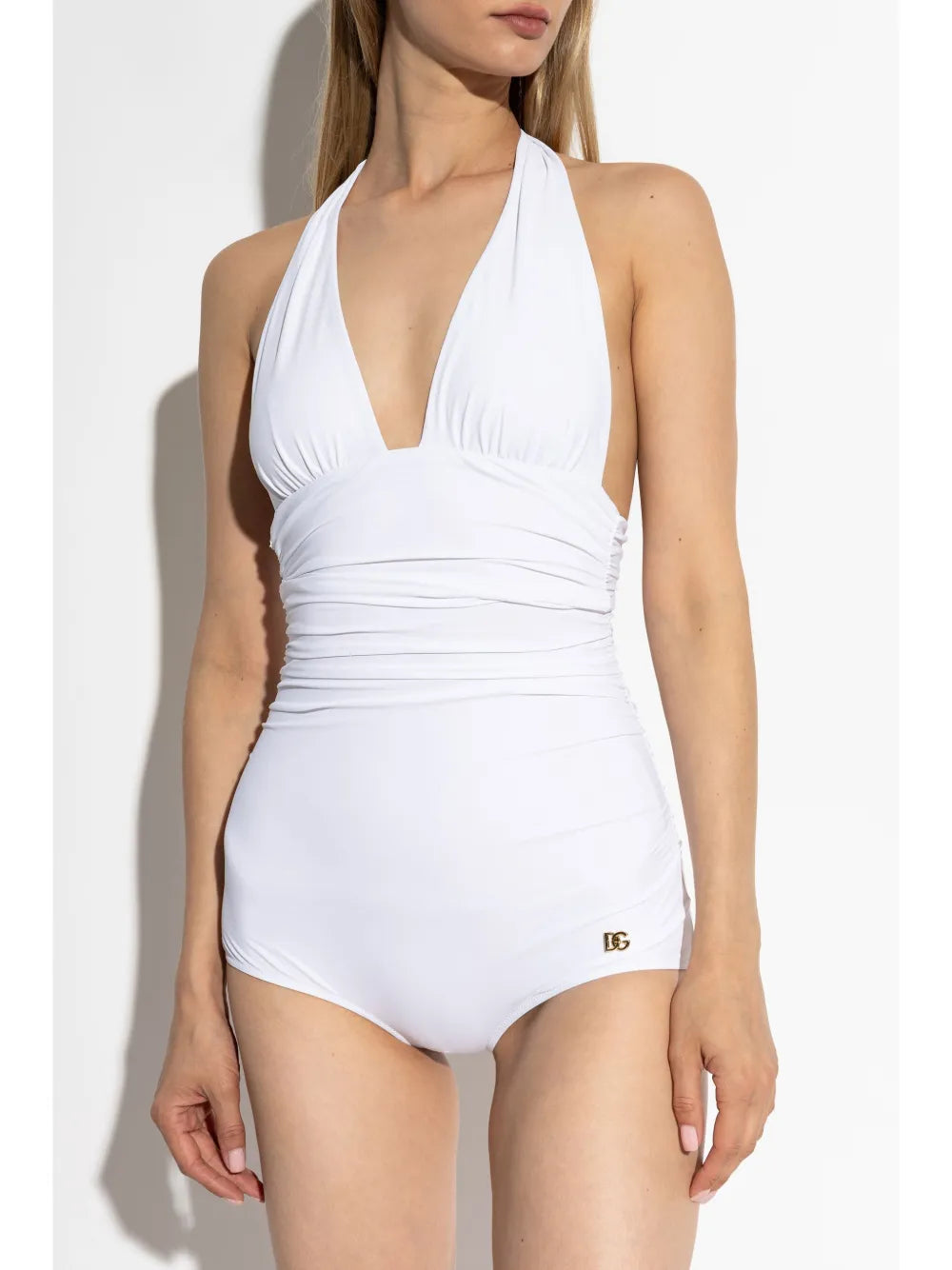 Plunge-Neck Swimsuit