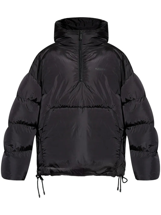 Logo-Embroidered Down Jacket