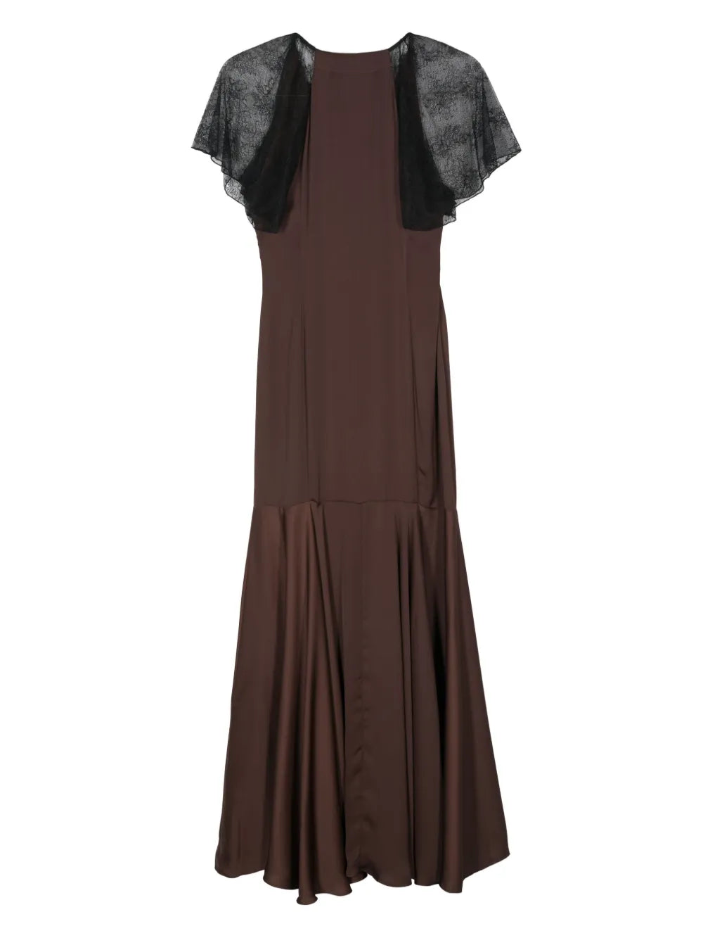 Lace V-Neck Maxi Dress