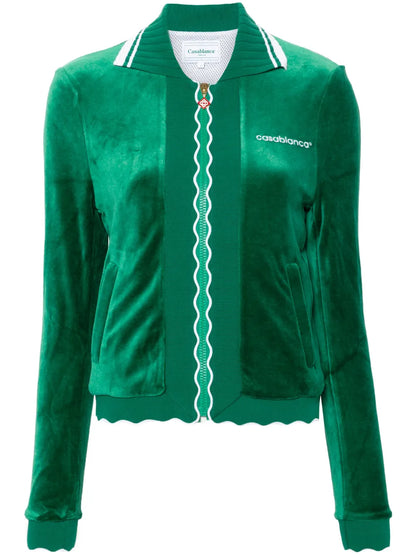 Scalloped Track Jacket