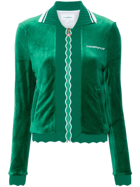 Scalloped Track Jacket