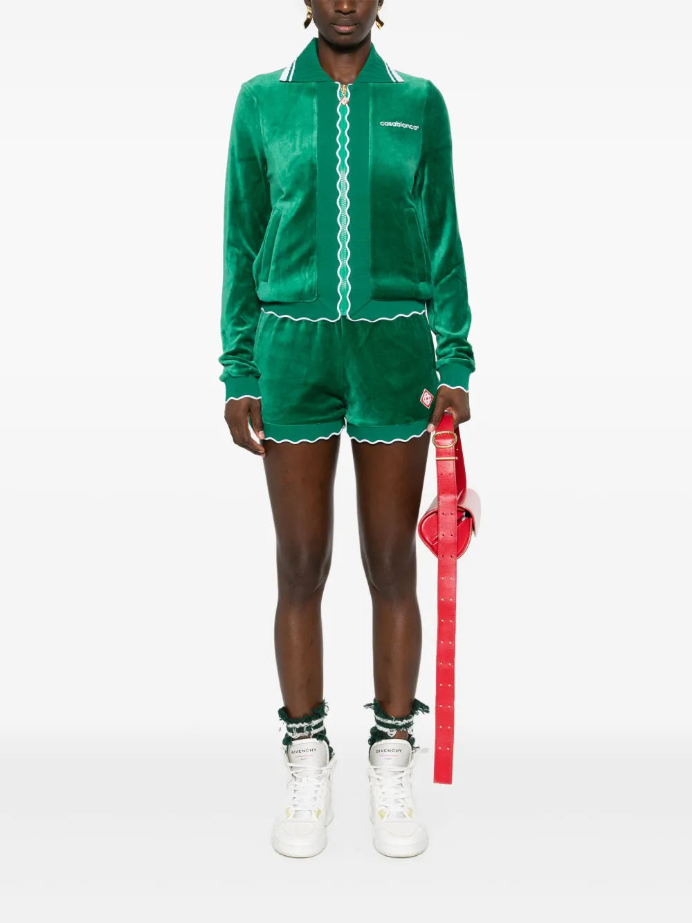 Scalloped Track Jacket