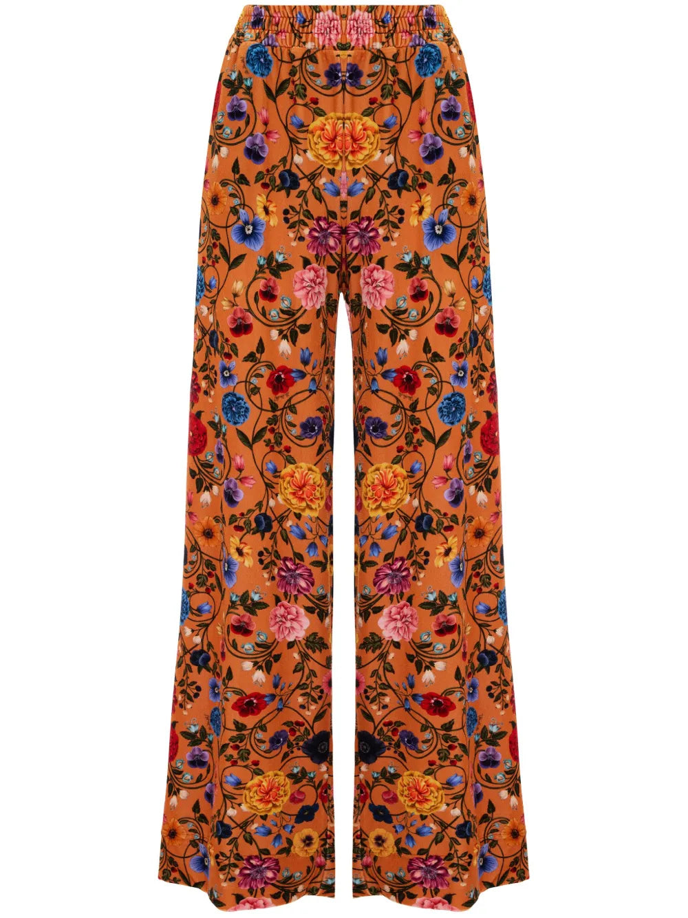 Floral-Print Palazzo Pants