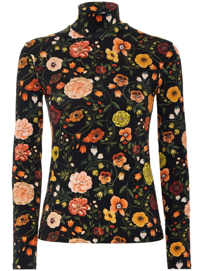 Floral-Print Top