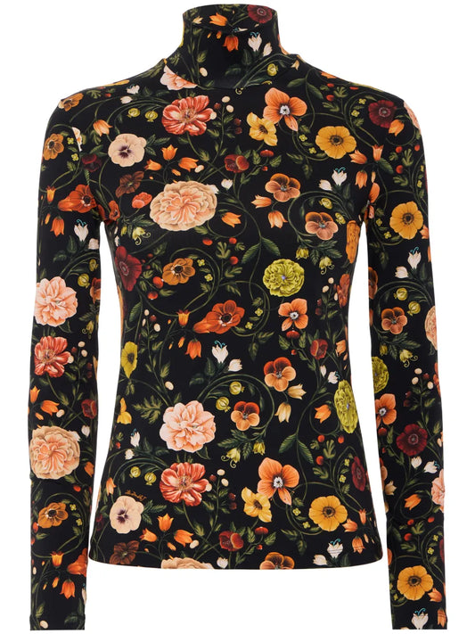 Floral-Print Top