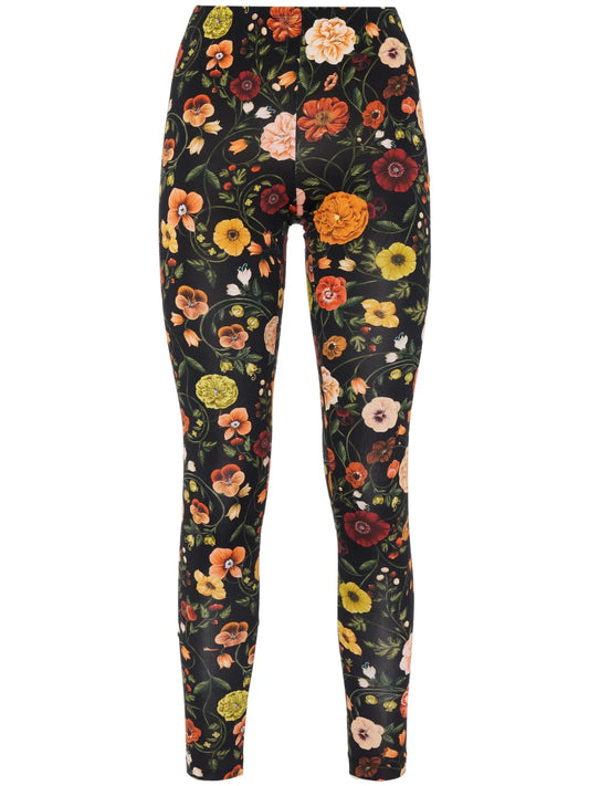 Floral-Print Leggings
