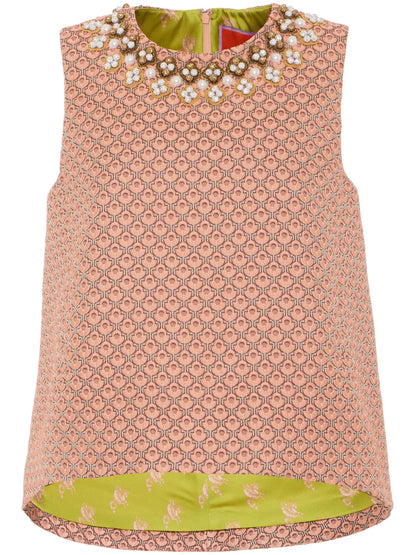 La Scala Embroidered Top
