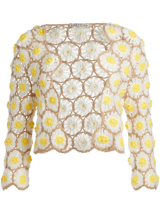 Anderson Daisy Crochet Cardigan