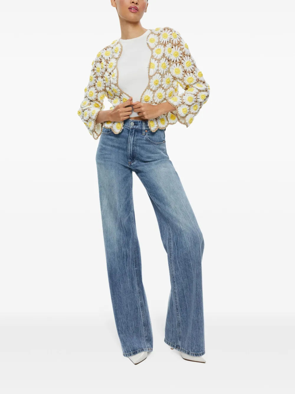 Anderson Daisy Crochet Cardigan