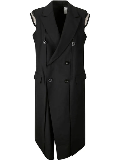 Suiting Long Vest Coat
