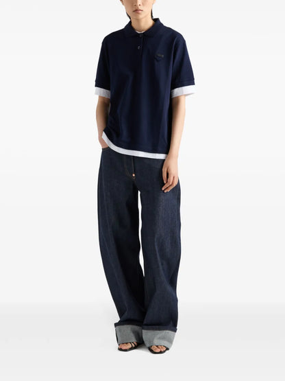 Triangle Logo Polo Shirt