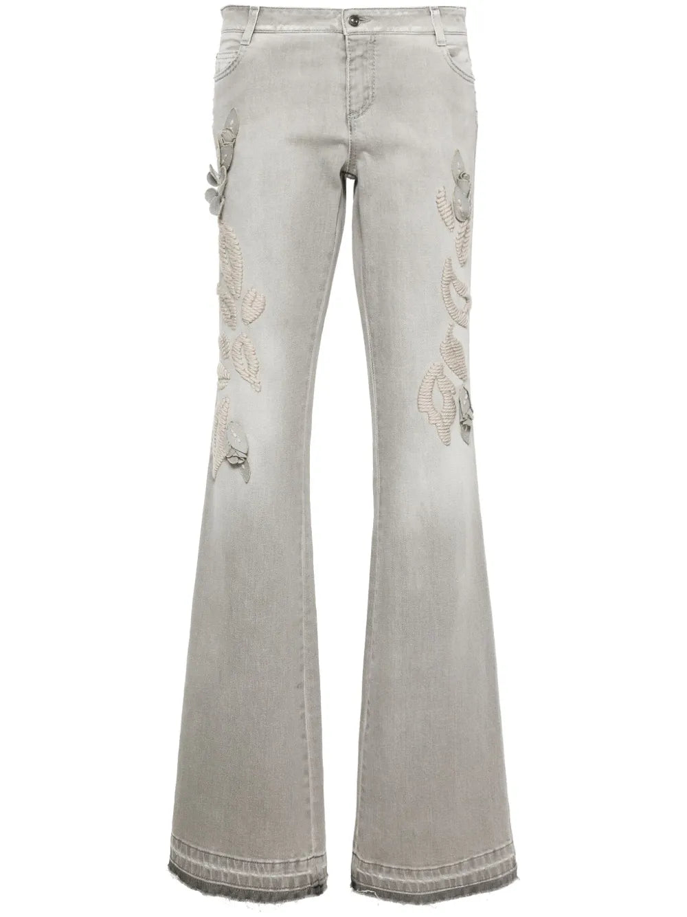 Embroidered Bootcut Jeans