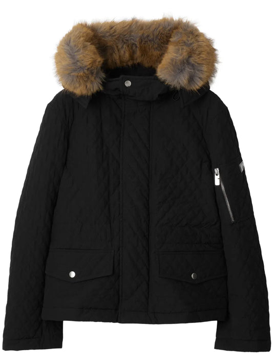 Cotton-Blend Quilted Jacket