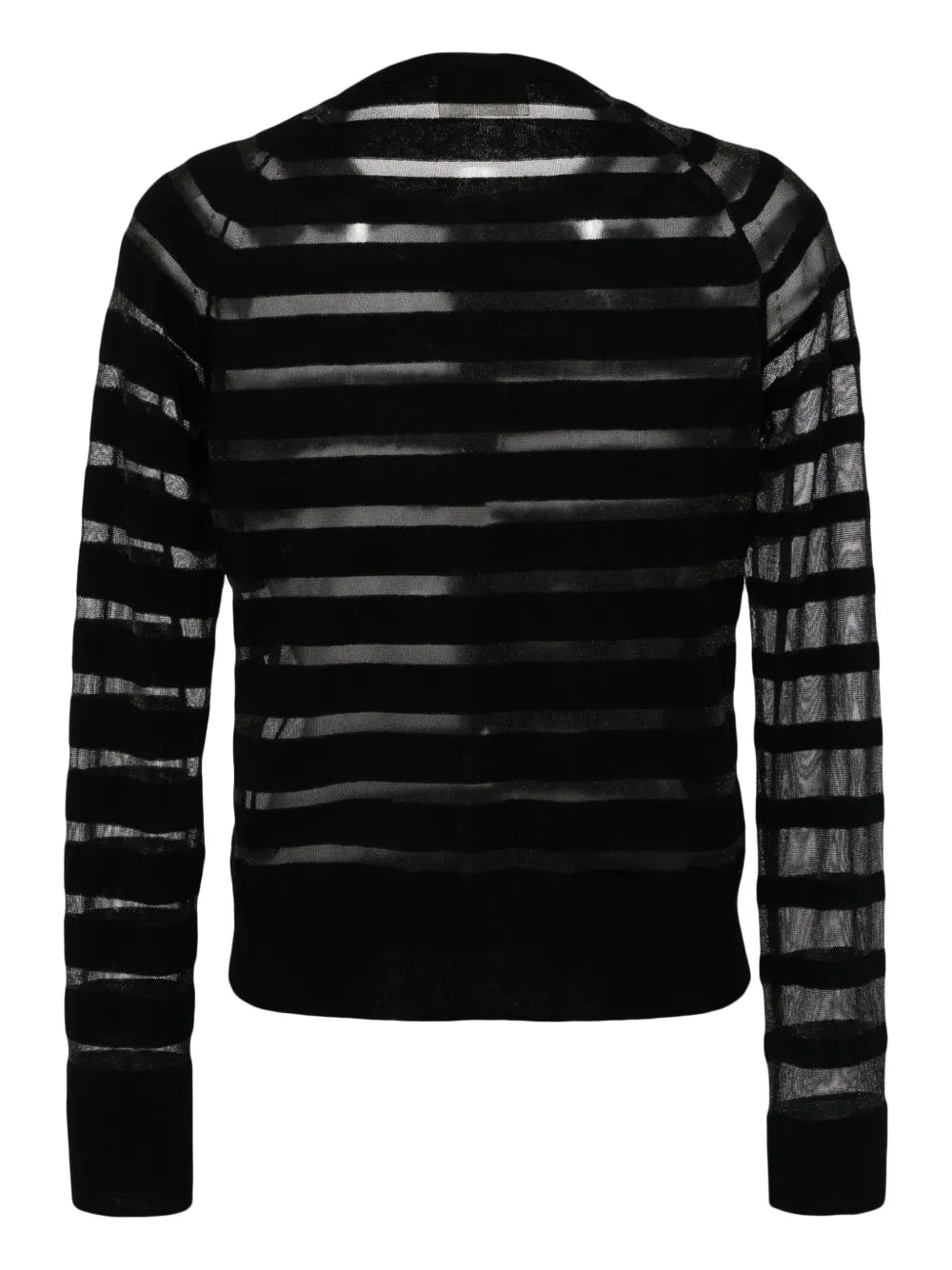 Striped Long-Sleeve Cardigan