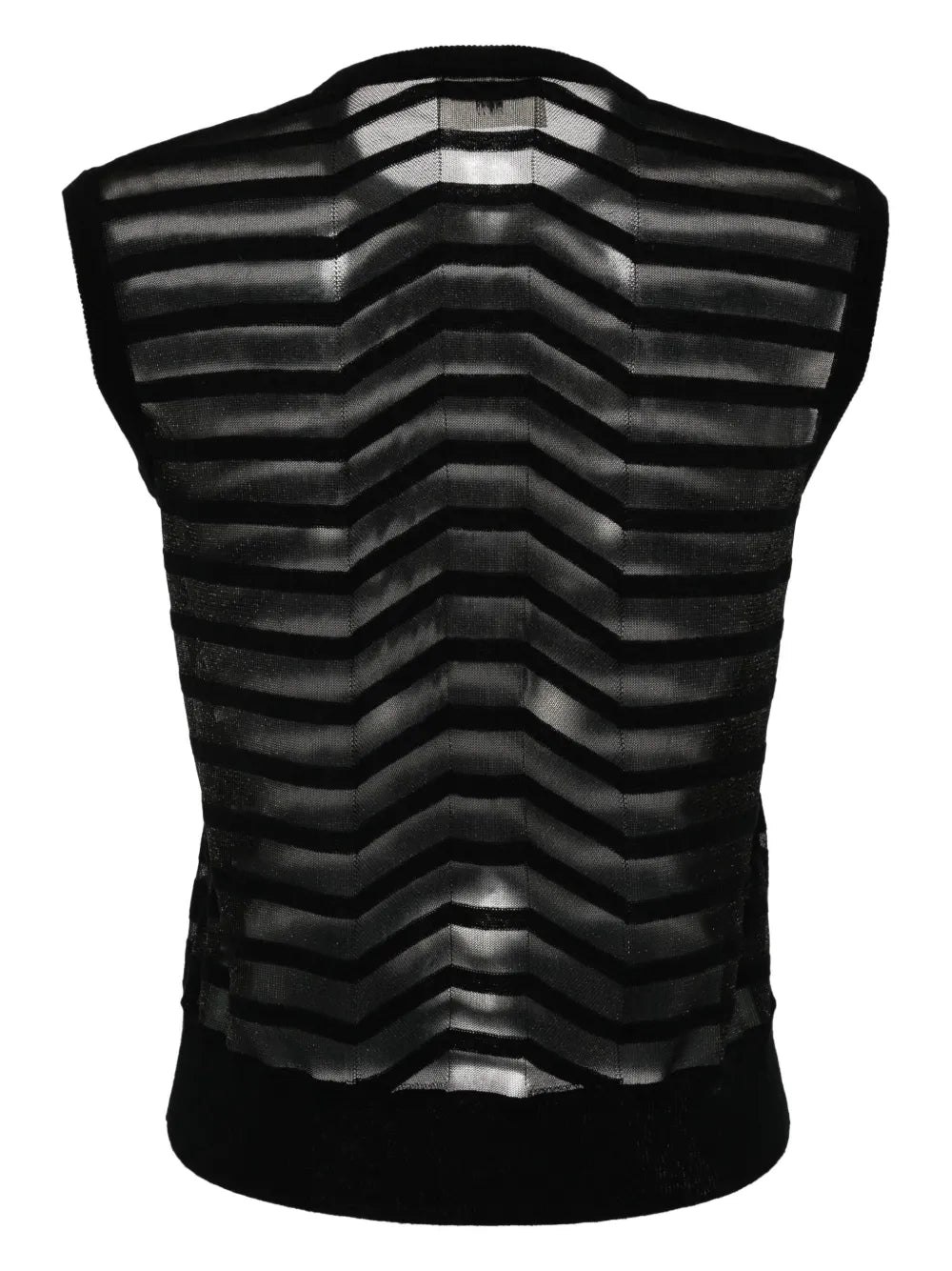 Striped Knitted Vest