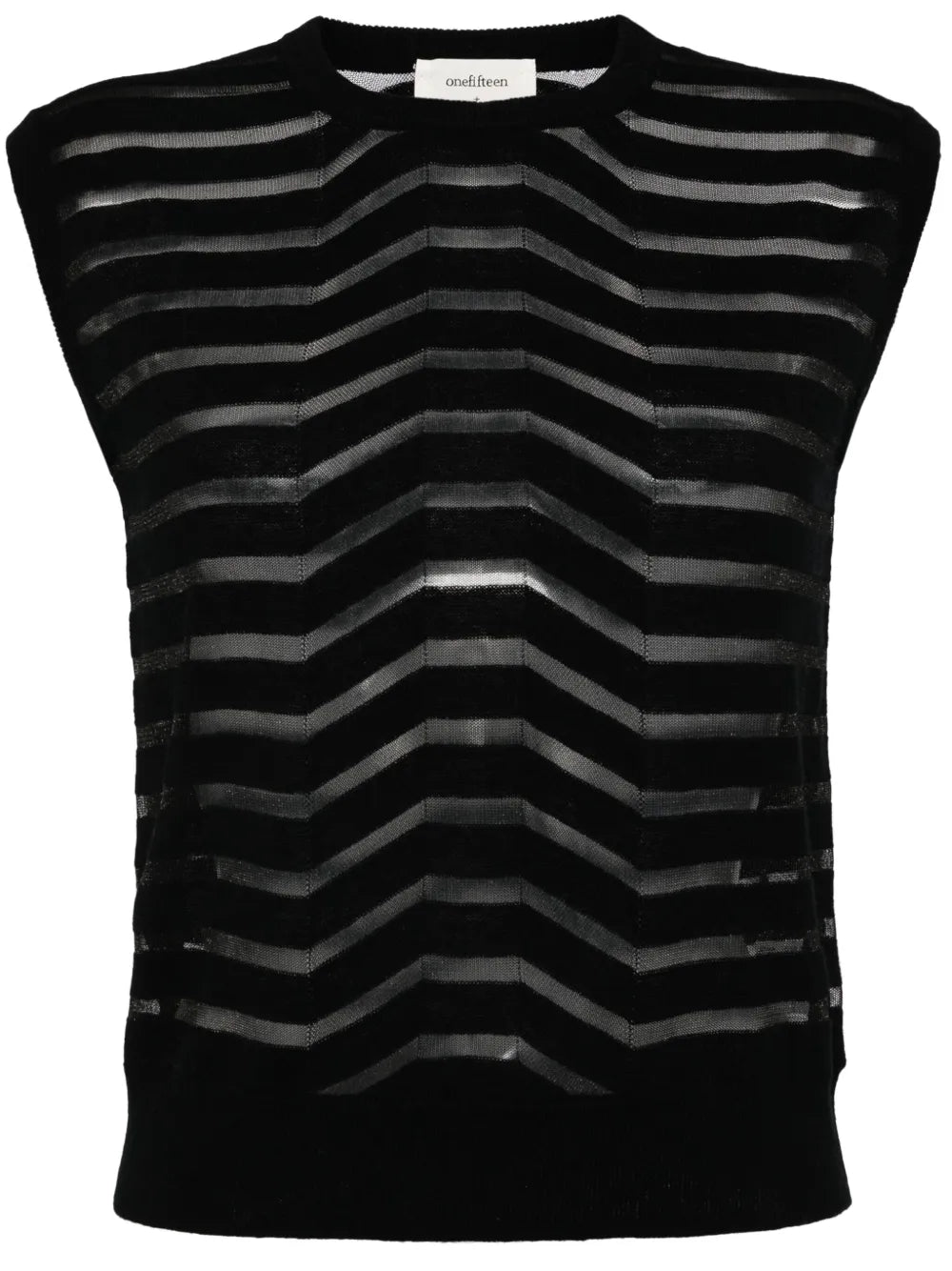 Striped Knitted Vest