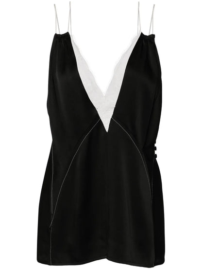 Lace-Embellished Camisole Top