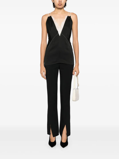 Lace-Embellished Camisole Top