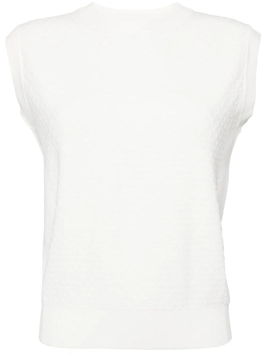 Sleeveless Knitted Top