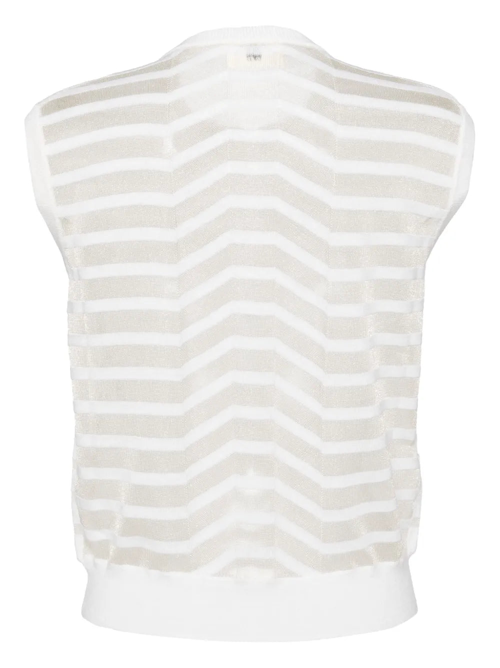 Striped Knitted Vest
