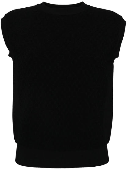 Sleeveless Knitted Top
