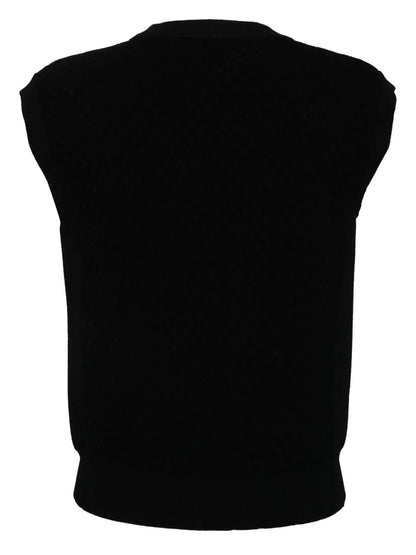 Sleeveless Knitted Top