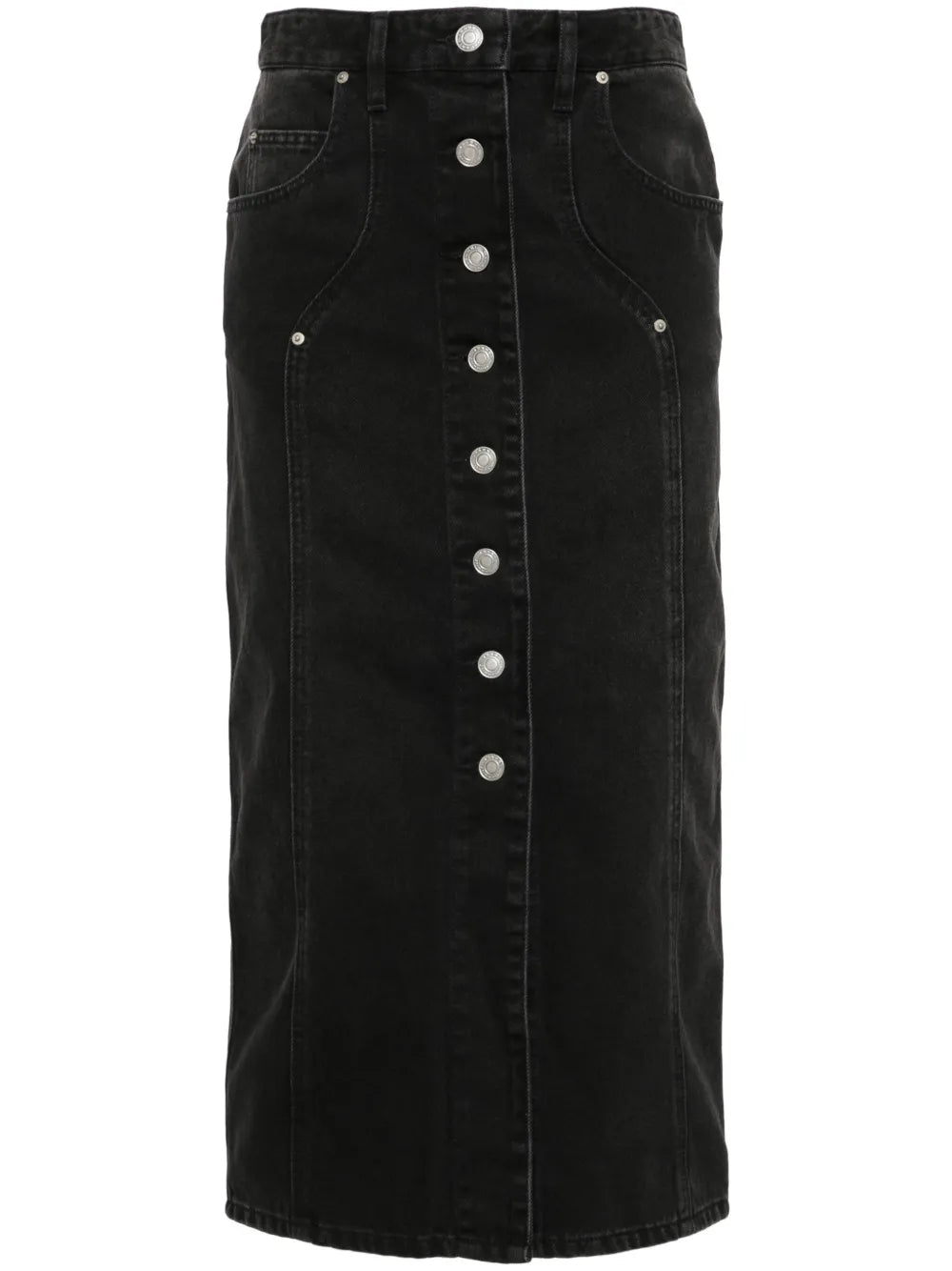 Vandy Denim Midi Skirt