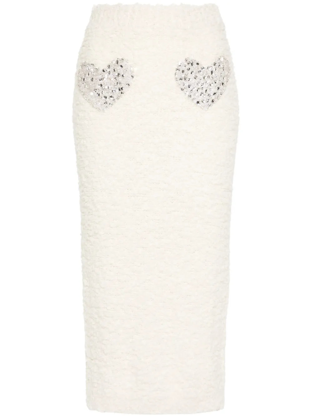 Crystal-Embellished Midi Skirt