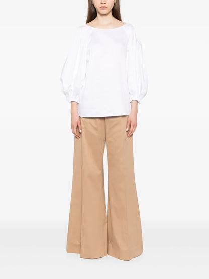 Boat-Neck Blouse