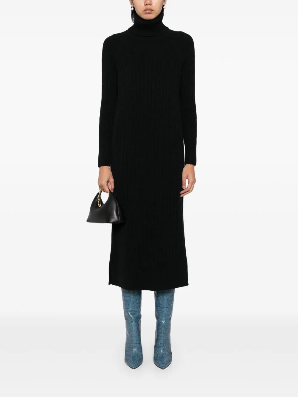 Cable-Knit Cashmere Dress