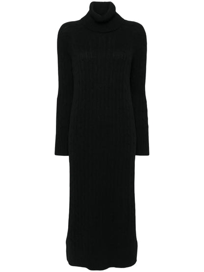 Cable-Knit Cashmere Dress