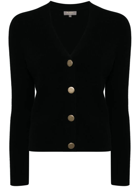 Rib V-Neck Cardigan