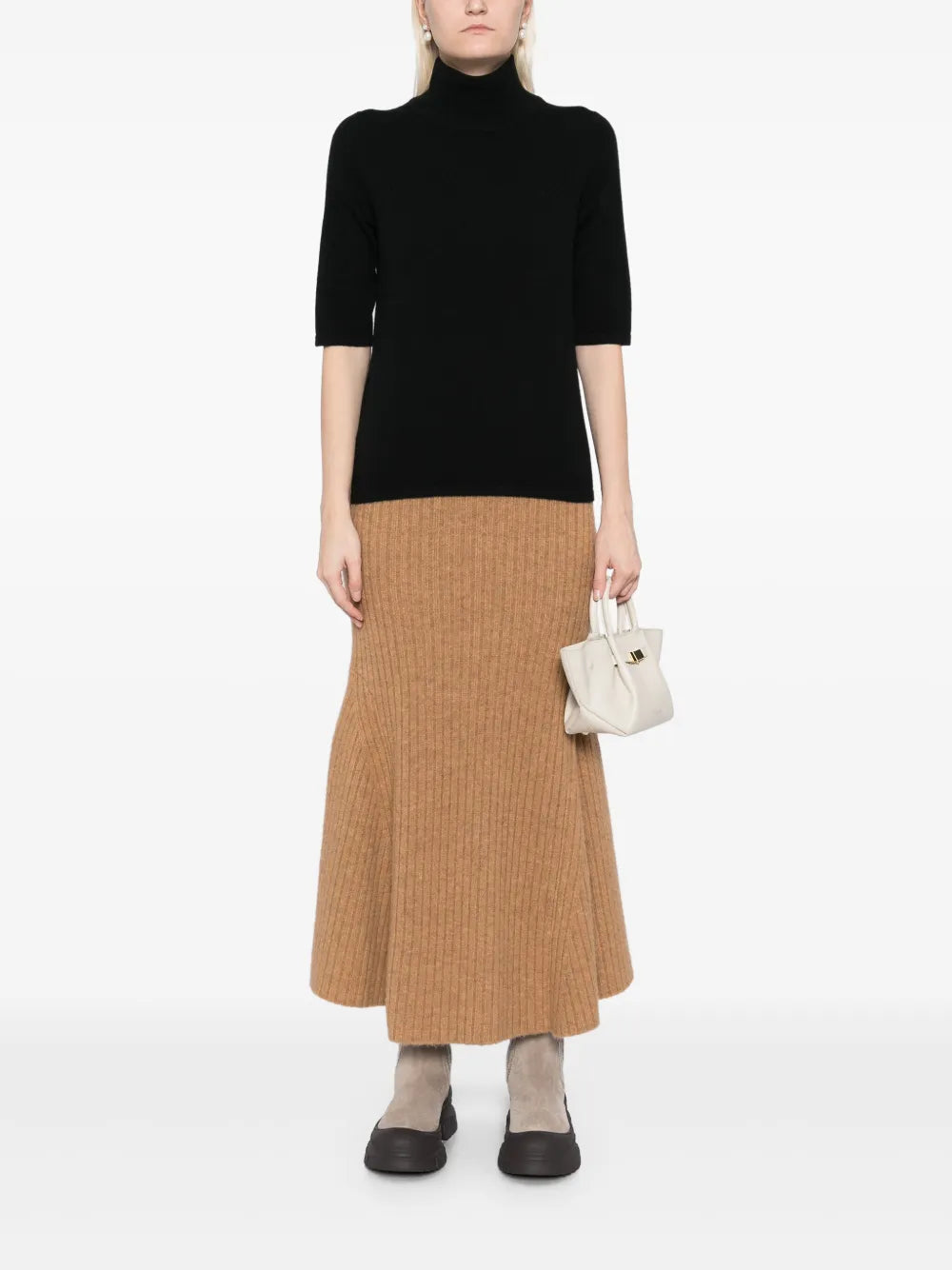 Mock-Neck Cashmere Jumper