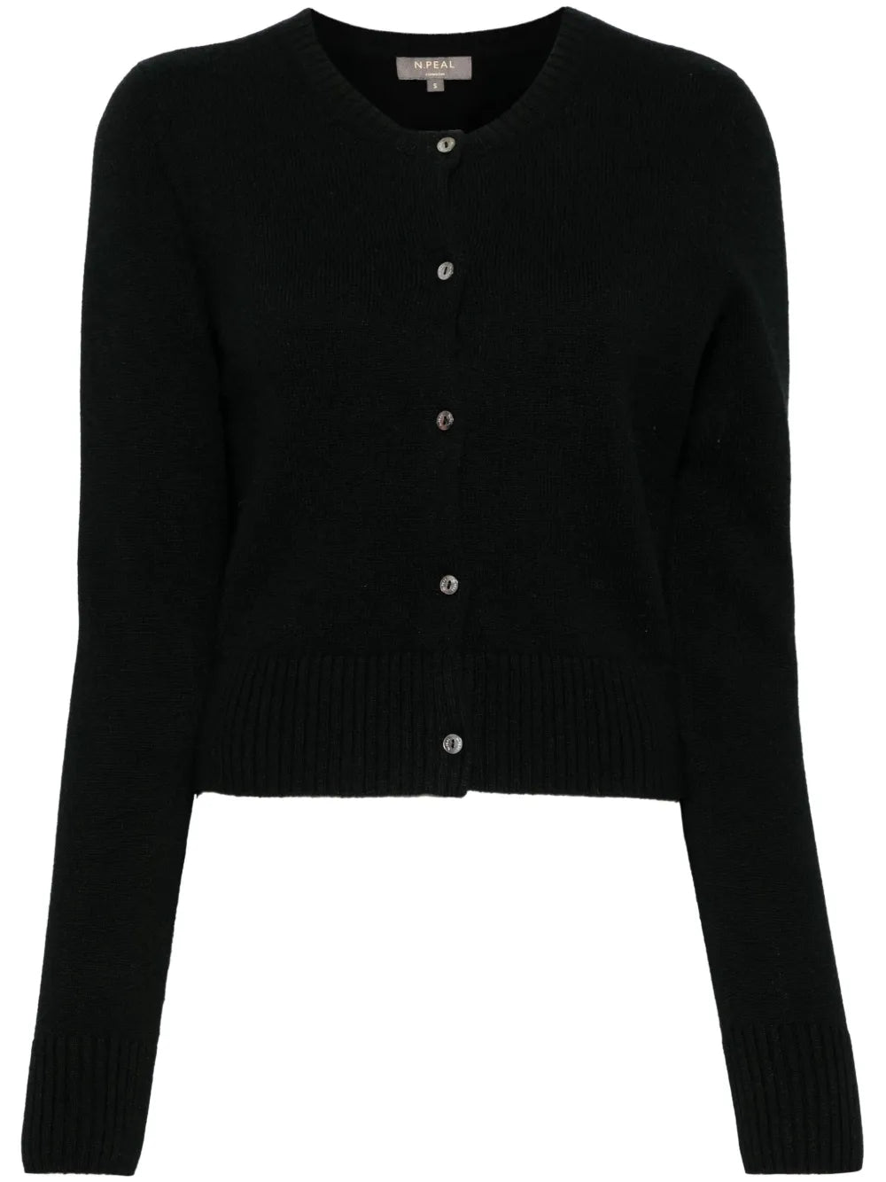 Long-Sleeve Cashmere Cardigan