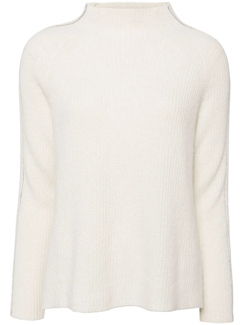 Metal Funnel-Neck Jumper