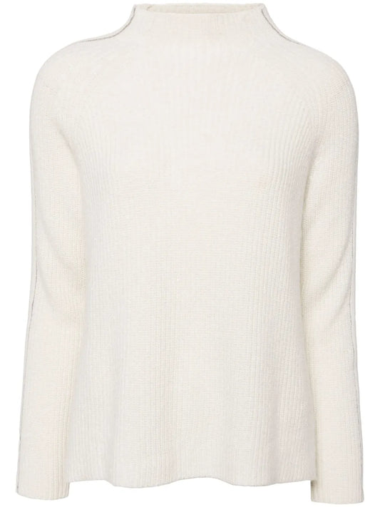 Metal Funnel-Neck Jumper