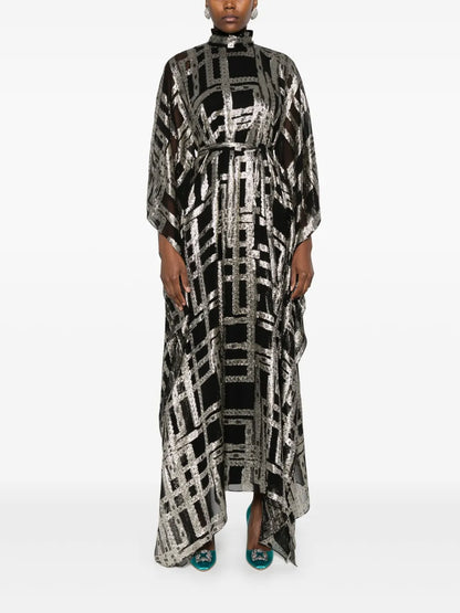 Checked Maxi Dress