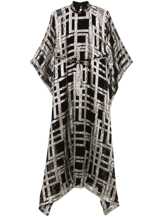 Checked Maxi Dress