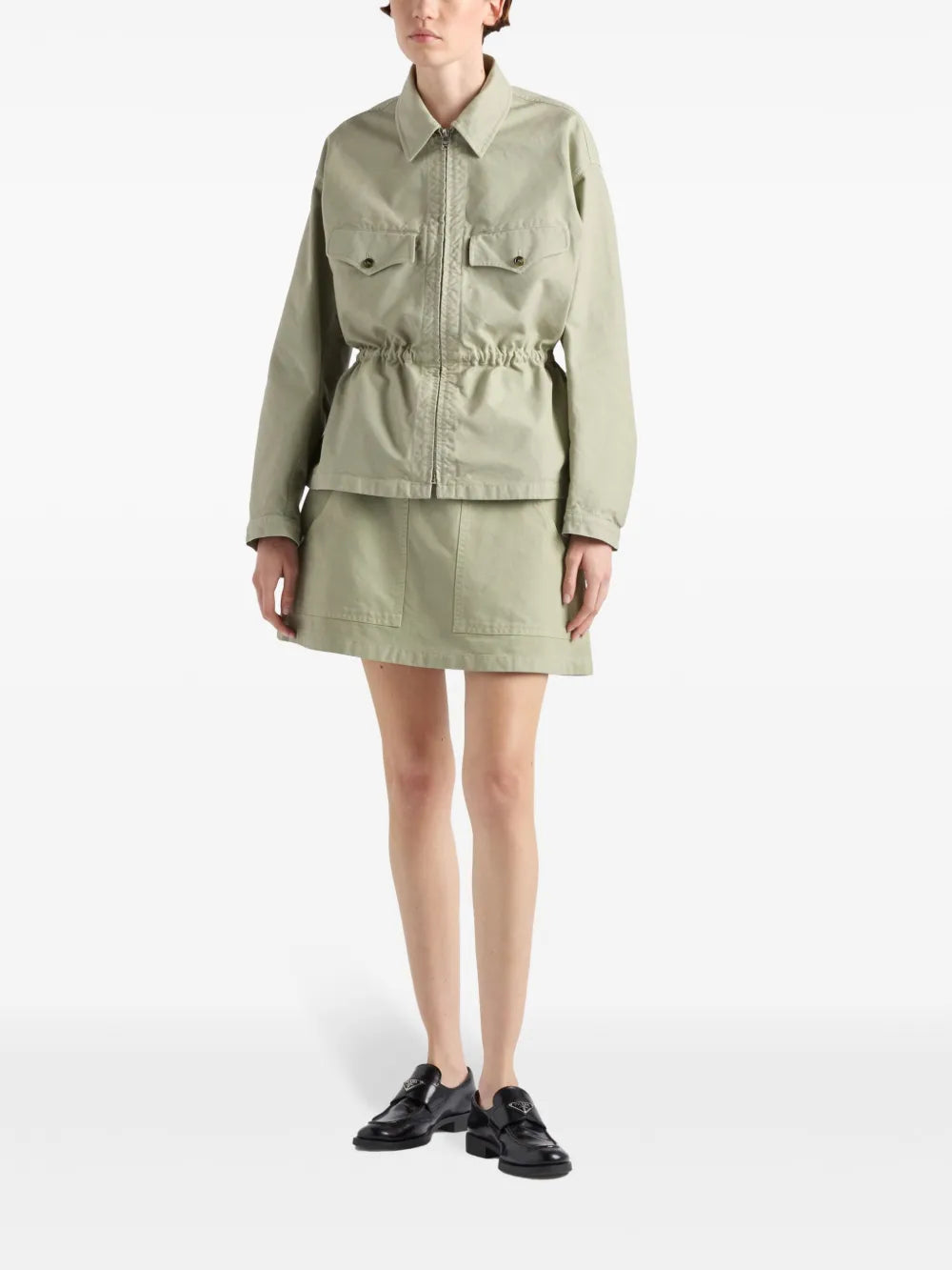 Old Canvas Mini Skirt