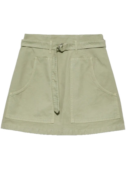Old Canvas Mini Skirt