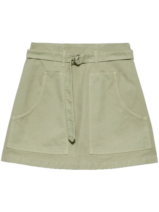 Old Canvas Mini Skirt