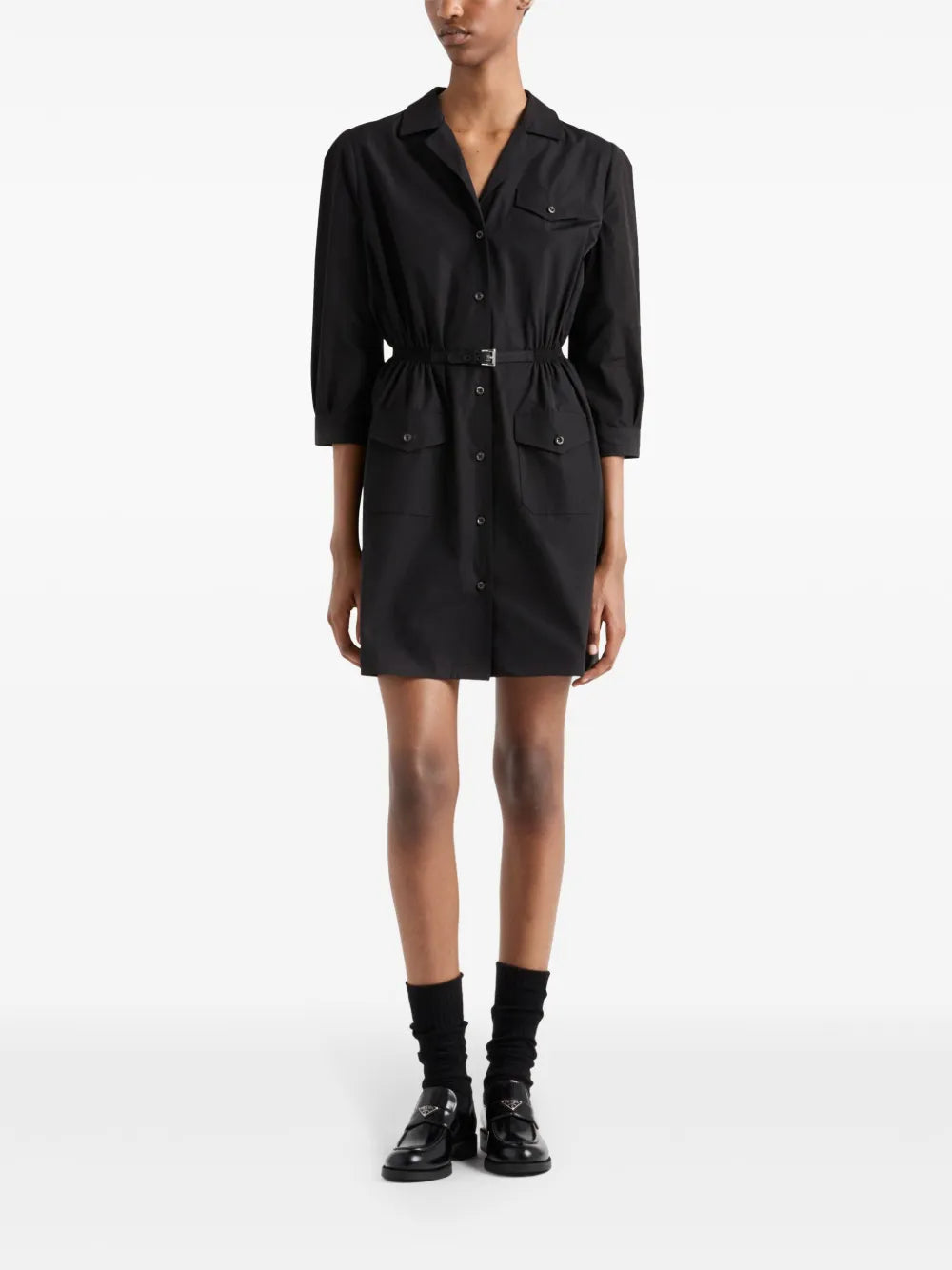 Poplin Mini Dress