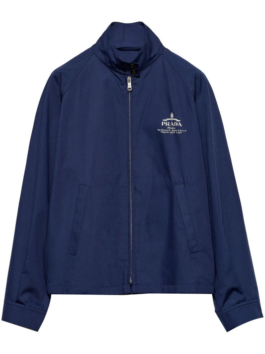 Logo-Print Bomber Jacket